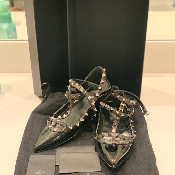 Valentino Noir rockstud ballet flat - Picture 5 of 10